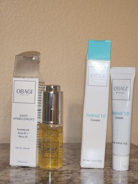 Obagi Retinol 1.0 and Daily Hydro Drops 2 Pc Bundle 5g/5ml*Authentic